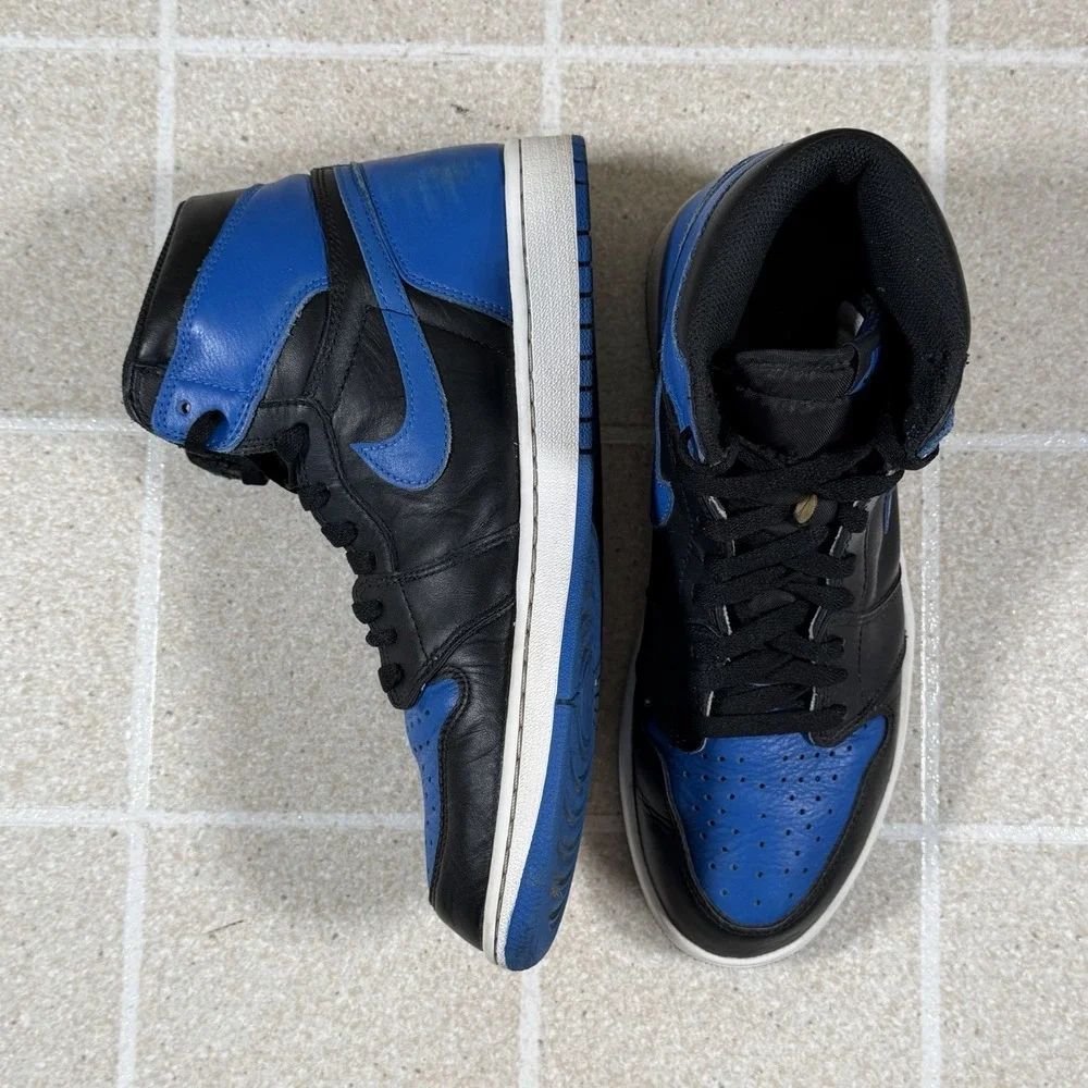 Jordan 1 Retro Royal 2017 Men's Size 10 555088-007 Blue black